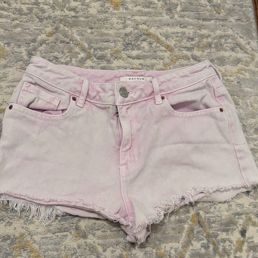 PacSun Light Pink Jean Shorts